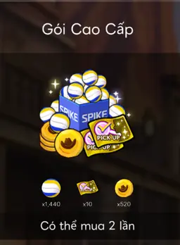 Gói Cao Cấp 26$ The Spike Cross Login