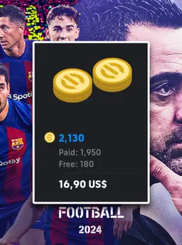 2.130 Coin eFootball Android Bảo Hành