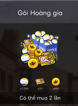 Gói Hoàng Gia 39$ The Spike Cross Login