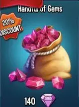 140 SOME GEMS MONSTER LEGENDS