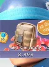 600 Kim Cương - Top War Bảo Hành