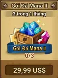 Gói đá Mana II Summoner Wars Login