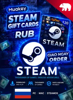 30 RUB Steam Wallet Gift Card Nga Russia