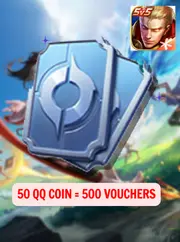 10 QQ Coin = 100 Voucher/点卷 Nạp Vương Giả Vinh Diệu China Chỉ Cần ID