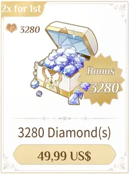 3280 Kim Cương - Lovebrush Chronicles X2 Nạp Lần Đầu Có Bảo Hành