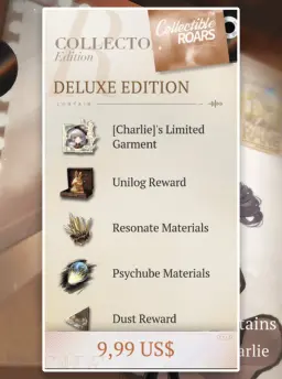 Collector's Edition Battle Pass Thường Reverse: 1999 Login