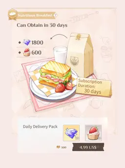 Thẻ Tháng - Lovebrush Chronicles X2 Nạp Lần Đầu Có Bảo Hành