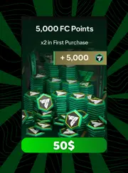 5,000 Tặng Thêm 5000 FC Points Lần Đầu Nạp FC Points EA Sports FC Mobile