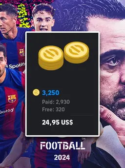 3.250 Coin eFootball Android Bảo Hành