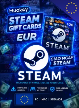 30 Euro Steam Wallet Card (Nhanh 15p-24h) Order