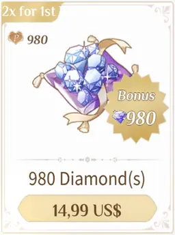 980 Kim Cương - Lovebrush Chronicles X2 Nạp Lần Đầu Có Bảo Hành