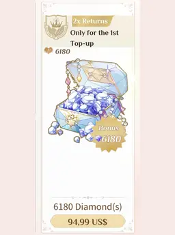 6180 Kim Cương - Lovebrush Chronicles X2 Nạp Lần Đầu Có Bảo Hành