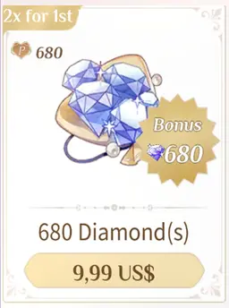 680 Kim Cương - Lovebrush Chronicles X2 Nạp Lần Đầu Có Bảo Hành