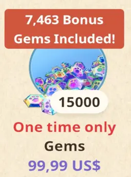 15.000 Gems X2 Nạp Lần Đầu - Monster Hunter Now Bảo Hành