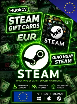 2 Euro Steam Wallet Card( Có Sẵn)