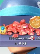 300 Kim Cương - Top War Bảo Hành