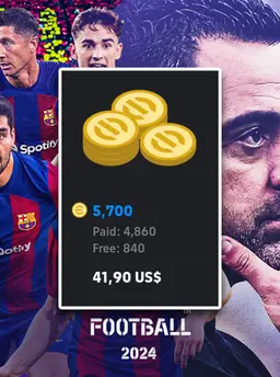 5.700 Coin eFootball Android Bảo Hành