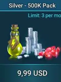 Silver 500 Pack - Raid: Shadow Legends Login