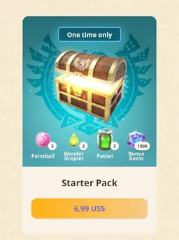 Starter Pack - Monster Hunter Now X2 Nạp Lần Đầu