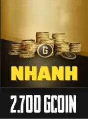2.700 Gcoin Nạp Nhanh Đợi ( 15p - 24h ) PUBG PC