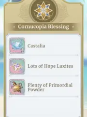 Cornucopia Blessing Sword of Convallaria
