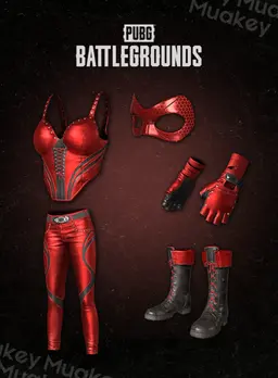 PUBG PC: Crimson Hex Costume Set CDKey