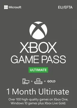 Xbox Game Pass Ultimate - Đăng ký 1 tháng (Xbox / Windows) Khóa không thể xếp chồng lên nhau