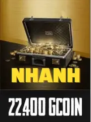 22.400 Gcoin Nạp Nhanh 15p - 24h PUBG PC