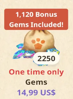 2.250 Gems X2 Nạp Lần Đầu - Monster Hunter Now Bảo Hành