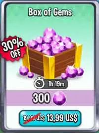 300 Gems - Dragon City Bảo Hành