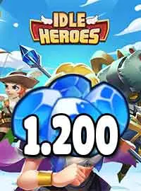 1.200 Đá Quý - Idle Heroes bảo hành