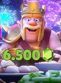 6500 Gems - Clash Of Clans Bảo Hành