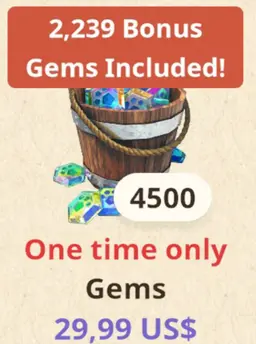 4.500 Gems X2 Nạp Lần Đầu - Monster Hunter Now Bảo Hành