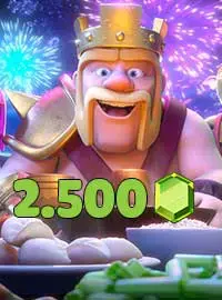 2500 Gems - Clash Of Clans Bảo Hành