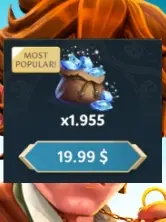 LotR Heroes of Middle-earth: 1.955 Gems