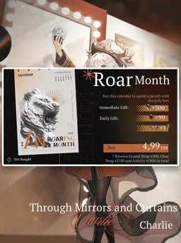 Roaring Month Reverse: 1999 Login