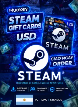 Steam Wallet Code Argentina 20 USD