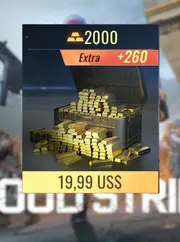 2.000 Tặng 260 Gold Nạp Blood Strike Chỉ Cần ID