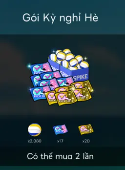 Gói Kỳ Nghỉ Hè 39$ The Spike Cross Login