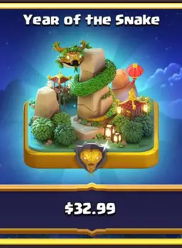 Gói Phong Cảnh Năm Tỵ An Khang Phú Quý 33$ - Clash Of Clans Bảo Hành