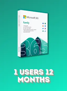 Microsoft 365 Family 1 Users 12 months Global - Nâng cấp chính chủ
