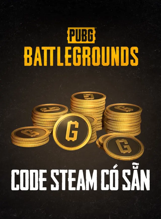200 Gcoin Có sẵn Pubg Pc Steam Wallet