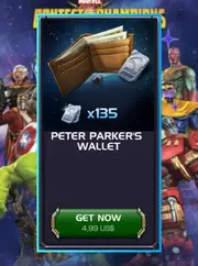 135 Units Nạp Marvel Contest of Champion Bảo Hành