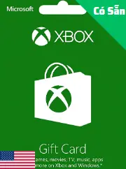 Xbox Gift Cards Có Sẵn (USD)