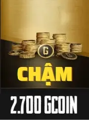 2.700 Gcoin Nạp Chậm Đợi ( 7h - 72h ) PUBG PC