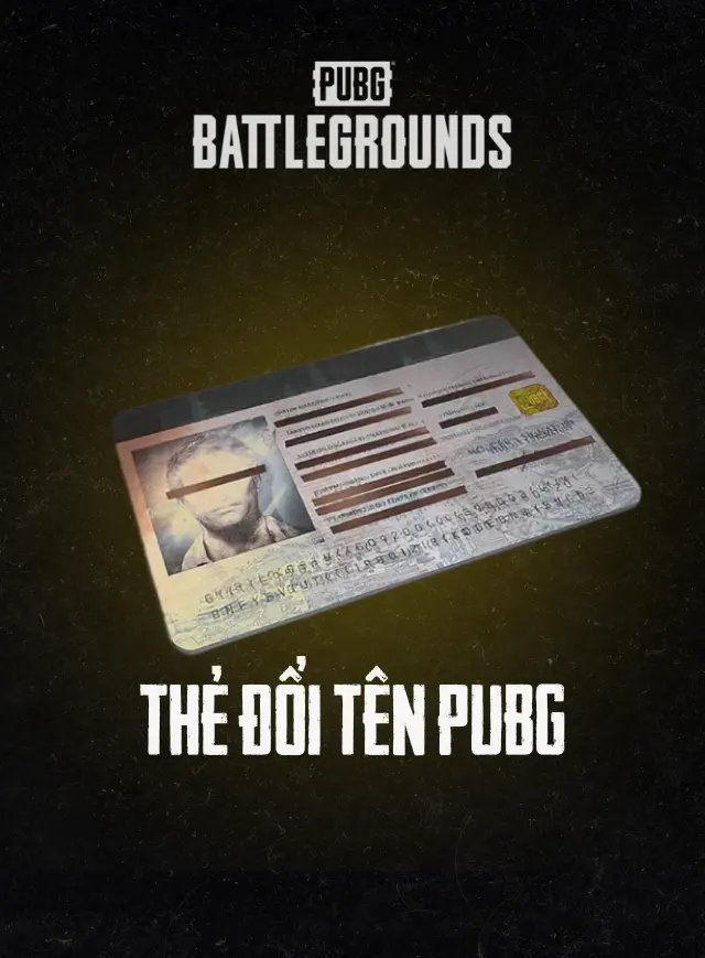 Thẻ đổi tên Pubg Pc