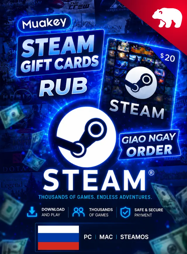 100 RUB Steam Wallet Gift Card Nga Russia