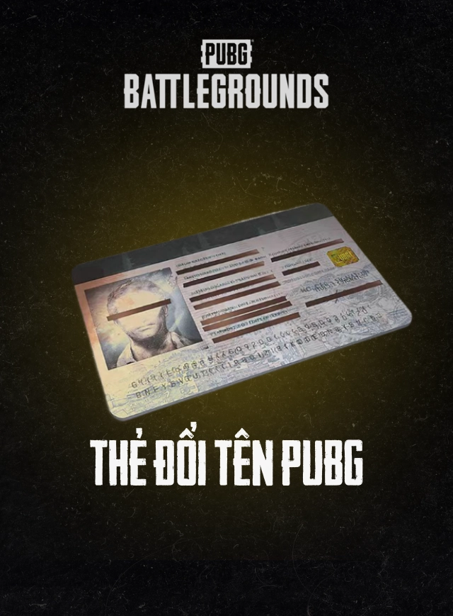 PUBG PC: Thẻ đổi tên