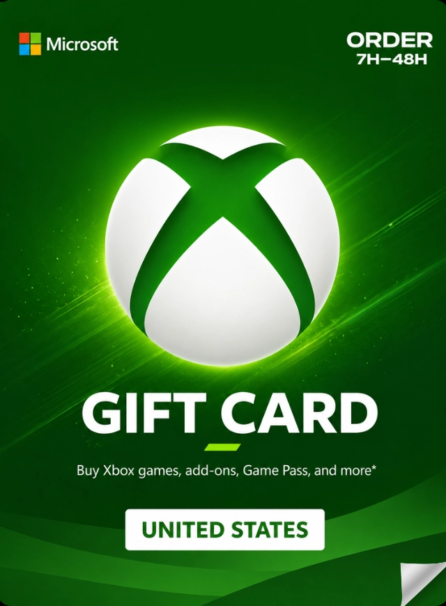 Xbox Gift Cards Order (USD)