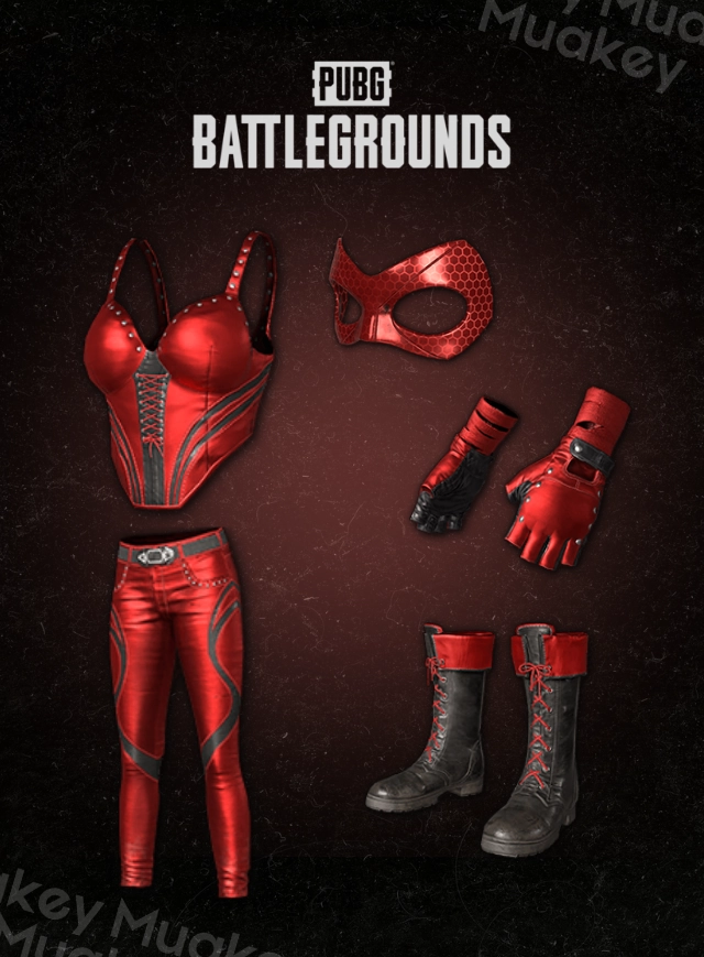PUBG PC: Crimson Hex Costume Set CDKey